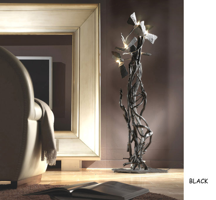 creazioni terra design sculture luminose,lampade in legno design-atocaio